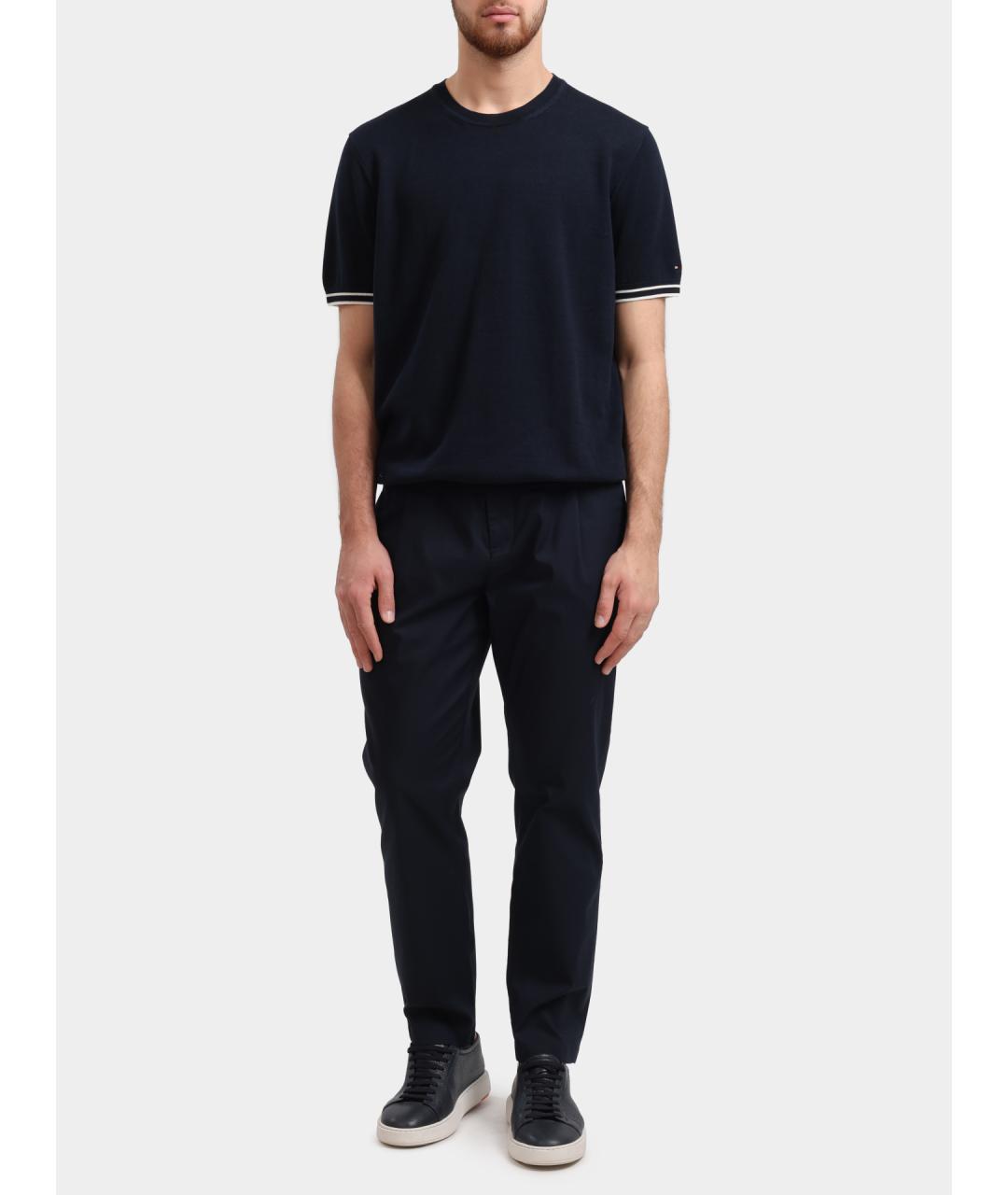 TOMMY HILFIGER Синие повседневные брюки, фото 2