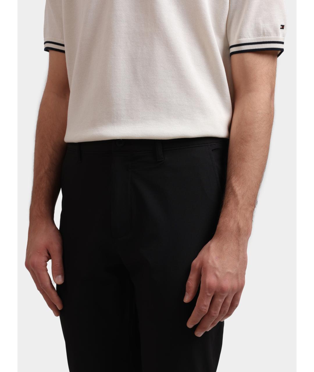 TOMMY HILFIGER Черные повседневные брюки, фото 4