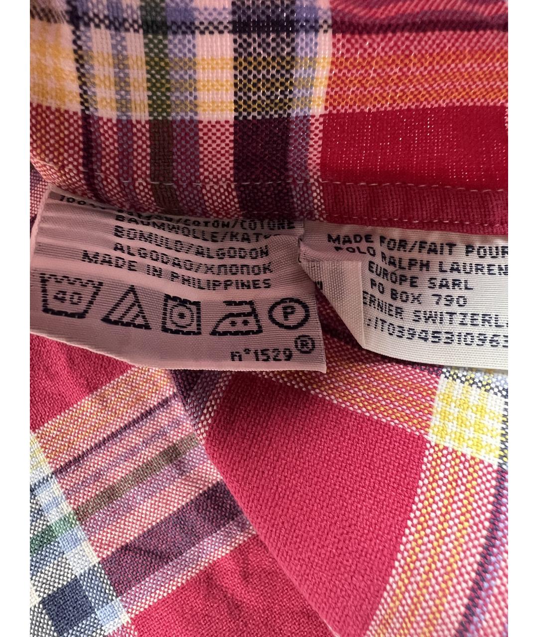 RALPH LAUREN Хлопковая кэжуал рубашка, фото 5