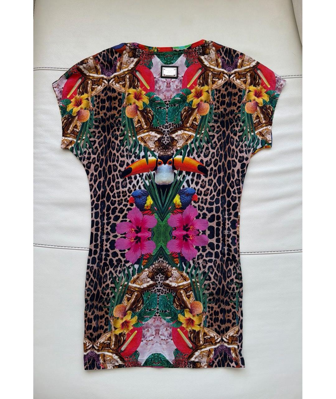 PHILIPP PLEIN Мульти повседневное платье, фото 2