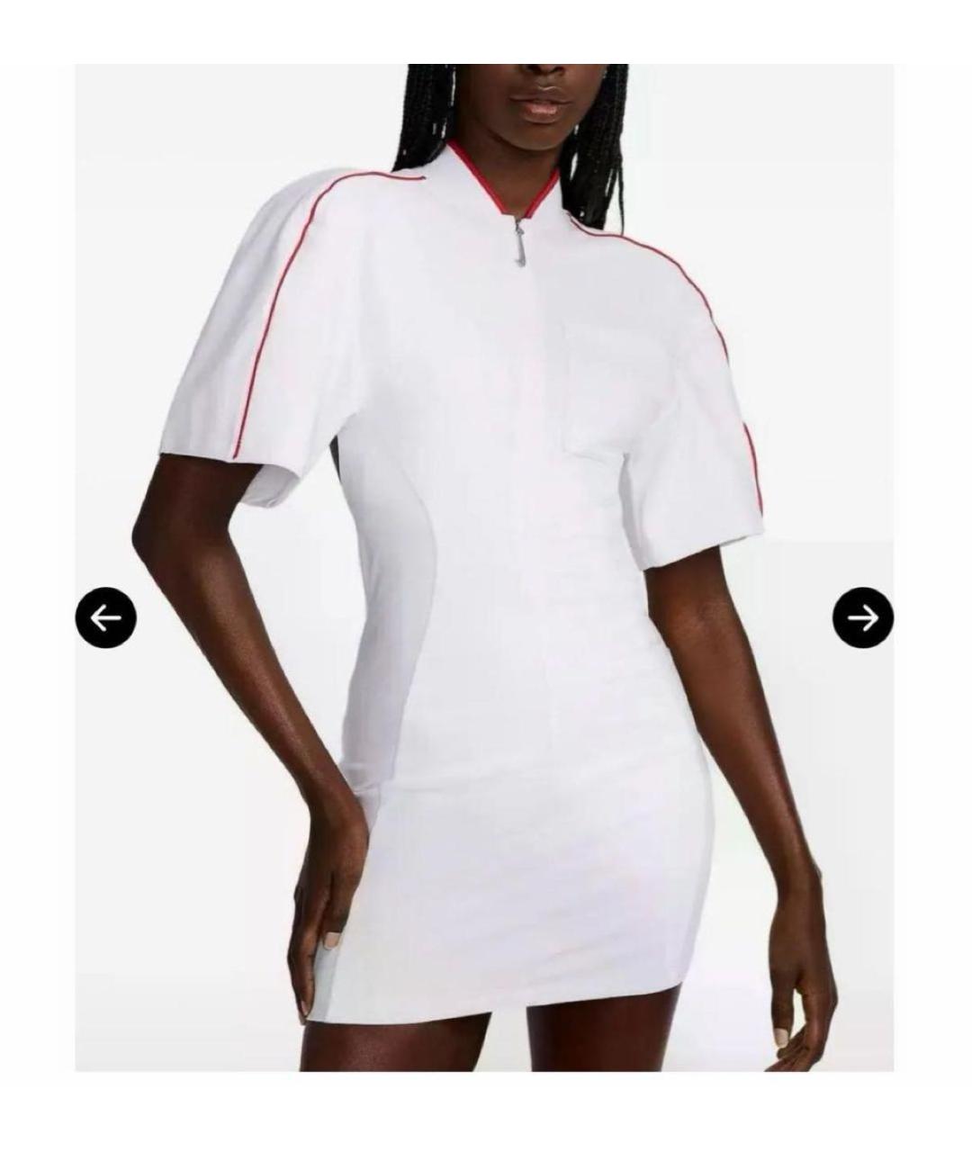 JACQUEMUS Белое повседневное платье, фото 5