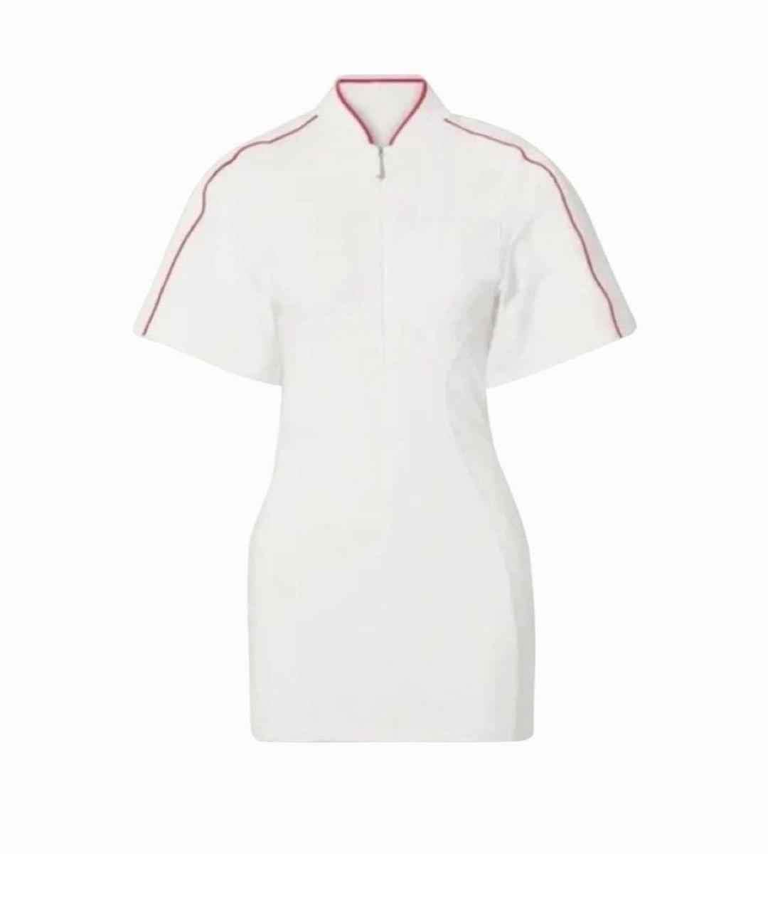 JACQUEMUS Белое повседневное платье, фото 6