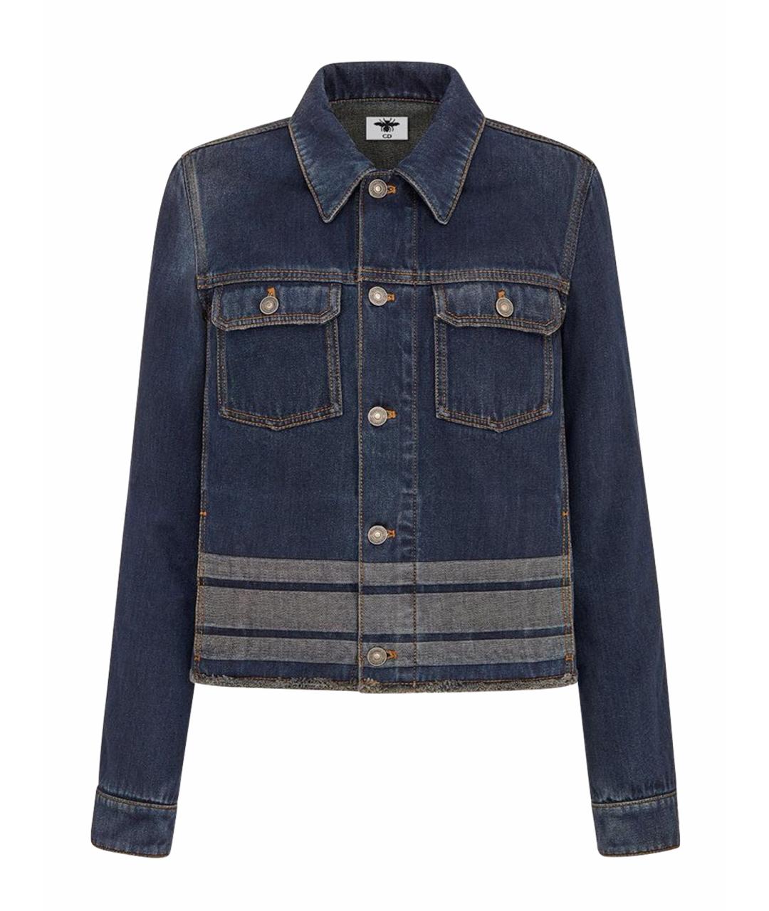 CHRISTIAN DIOR Темно-синяя деним куртка, фото 4