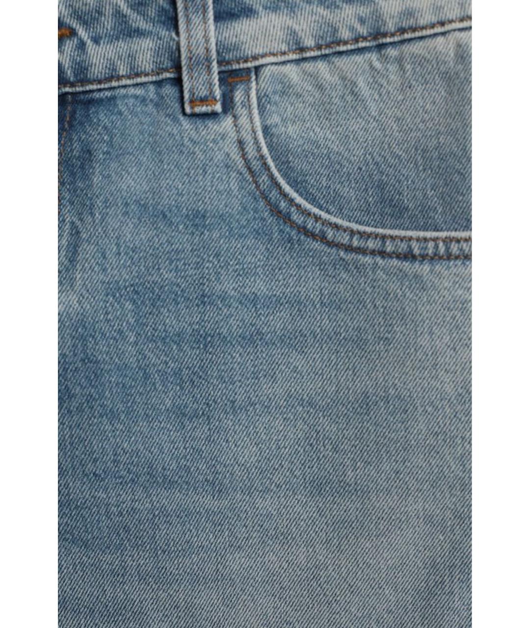 GUCCI Голубые джинсы клеш, фото 4