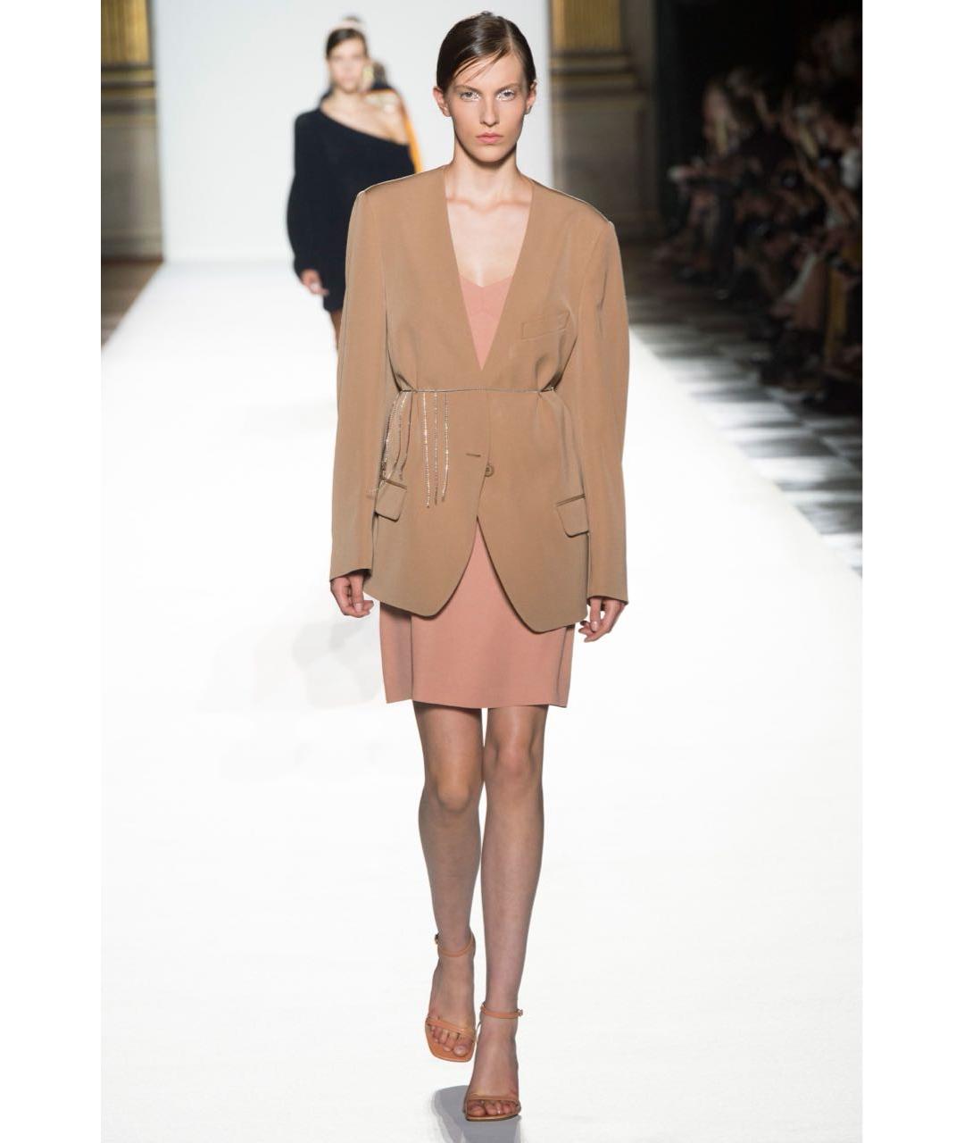 DRIES VAN NOTEN Бежевые кожаные босоножки, фото 5