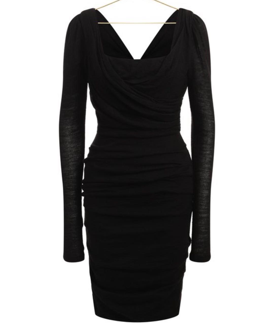 DOLCE&GABBANA Черное коктейльное платье, фото 1