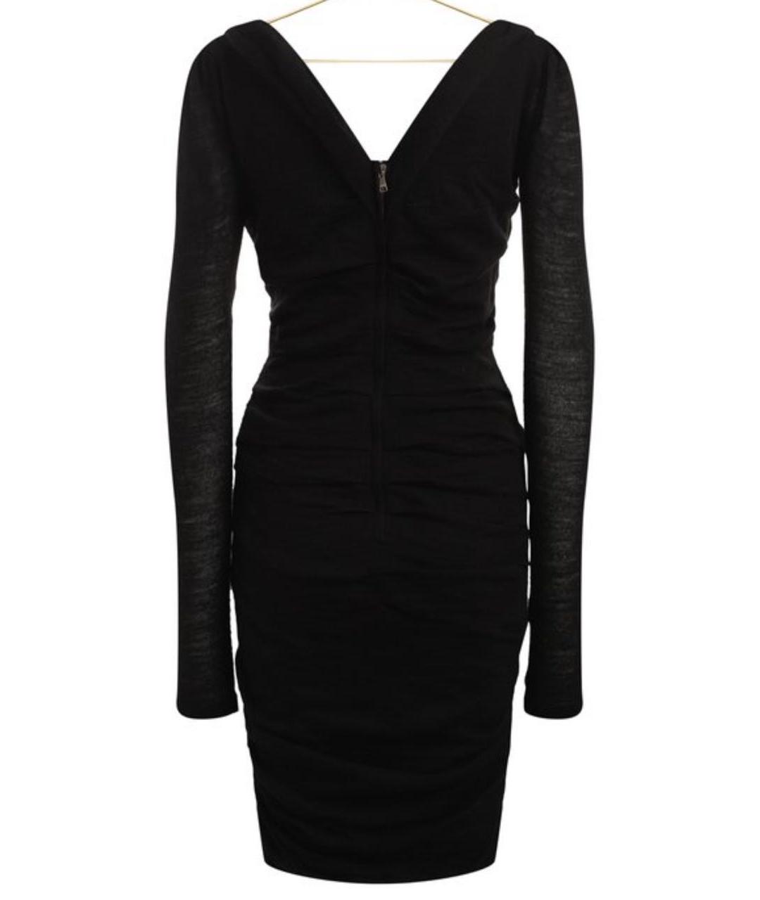 DOLCE&GABBANA Черное коктейльное платье, фото 2