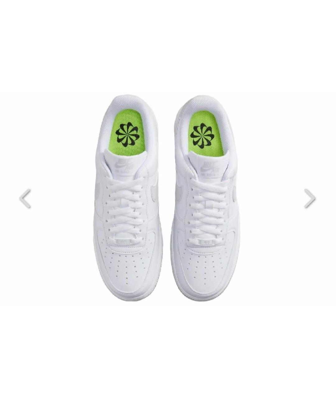 NIKE Белые кожаные кроссовки, фото 2