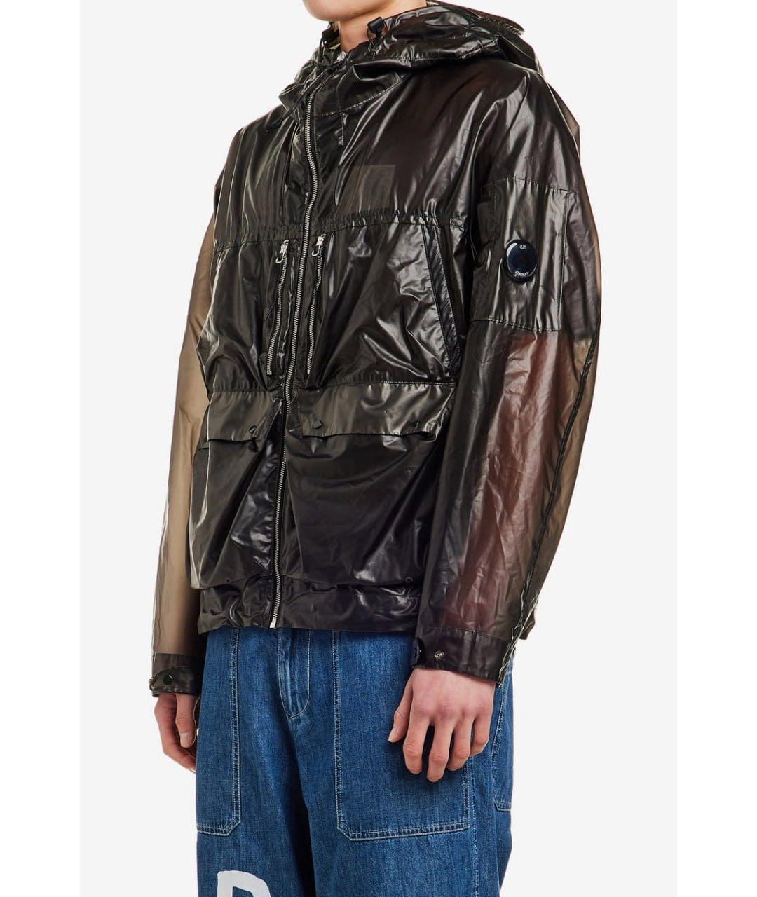 CP COMPANY Черная полиуретановая куртка, фото 5