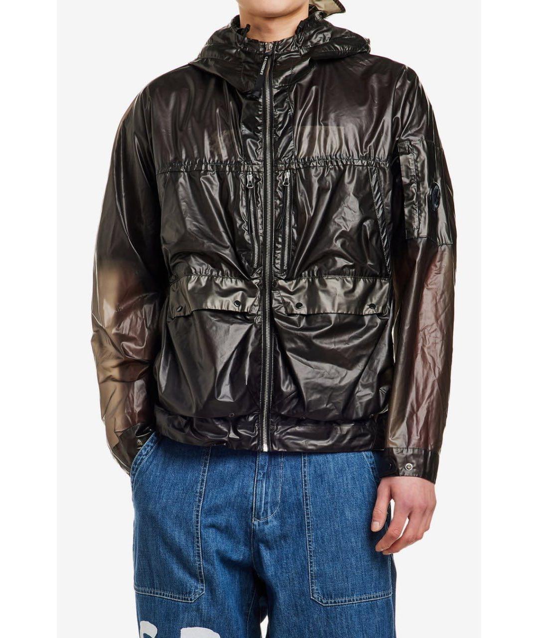 CP COMPANY Черная полиуретановая куртка, фото 4