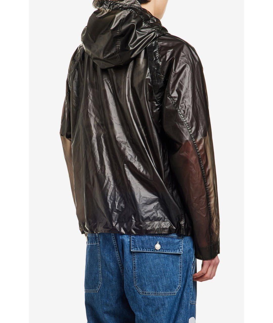 CP COMPANY Черная полиуретановая куртка, фото 3