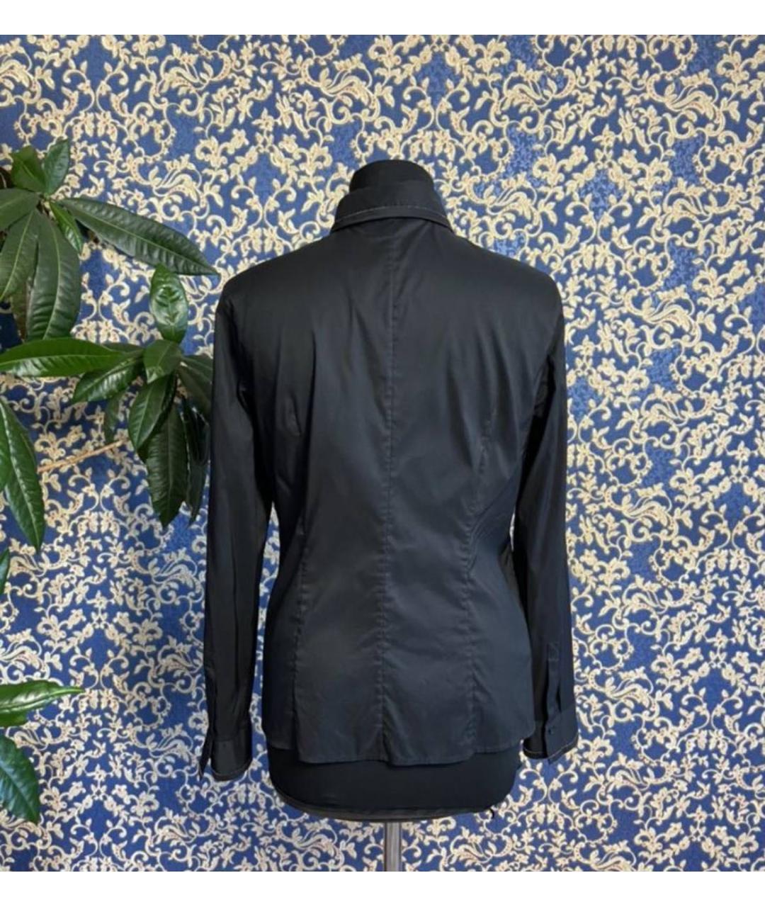 HUGO BOSS Черная хлопковая рубашка, фото 2