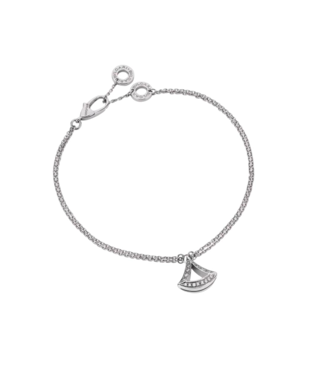 BVLGARI Серебряное колье из белого золота, фото 4