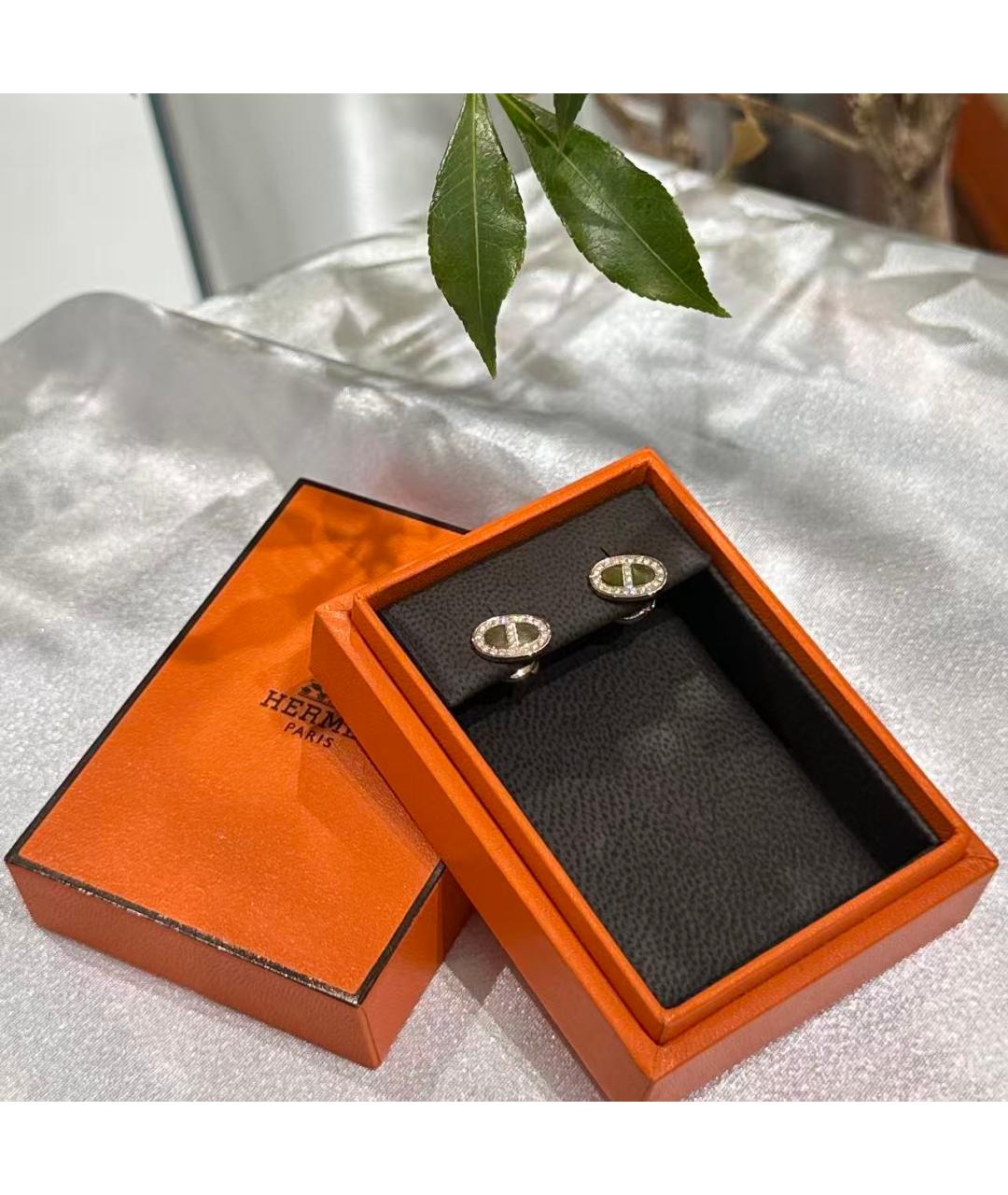 HERMES Золотые серьги из розового золота, фото 2