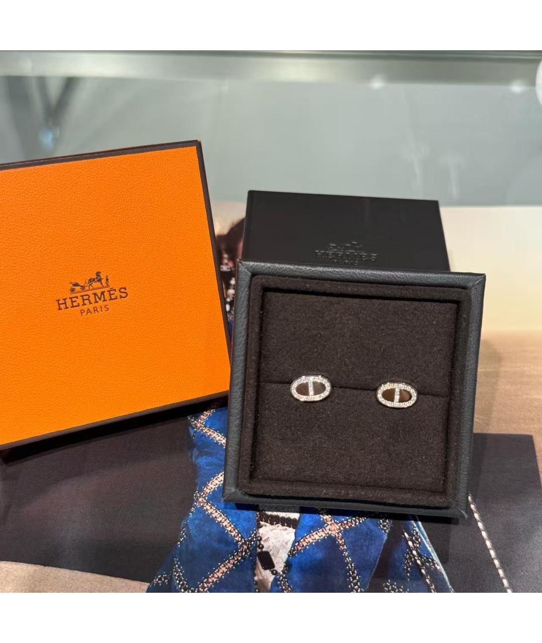 HERMES Золотые серьги из розового золота, фото 4