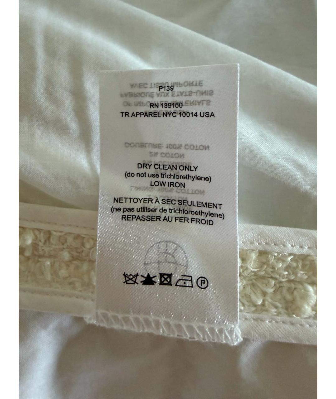 THE ROW Белое льняное пальто, фото 5