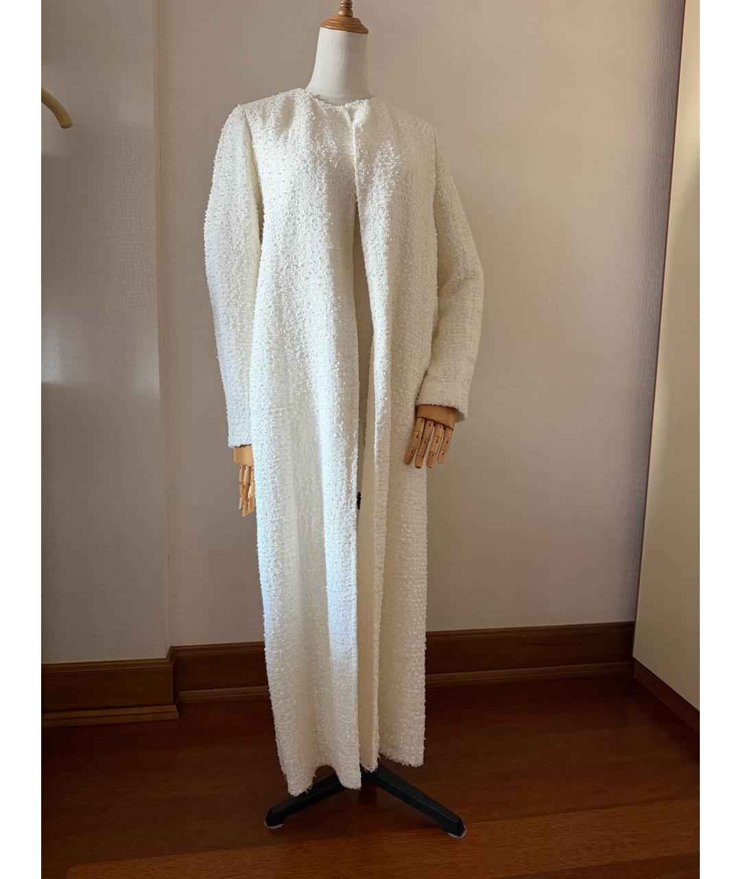 THE ROW Белое льняное пальто, фото 6