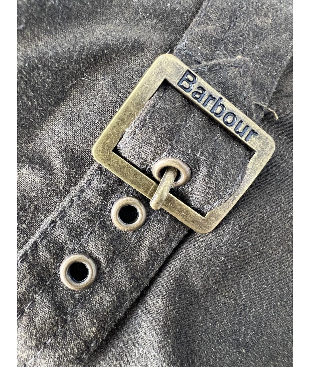 BARBOUR Хаки шляпа, фото 4