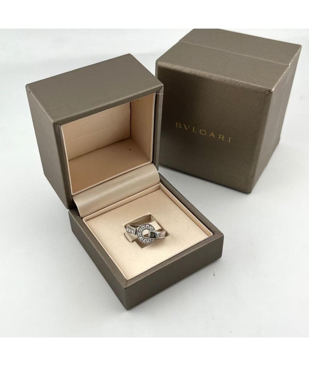 BVLGARI Серебряное кольцо из белого золота, фото 2