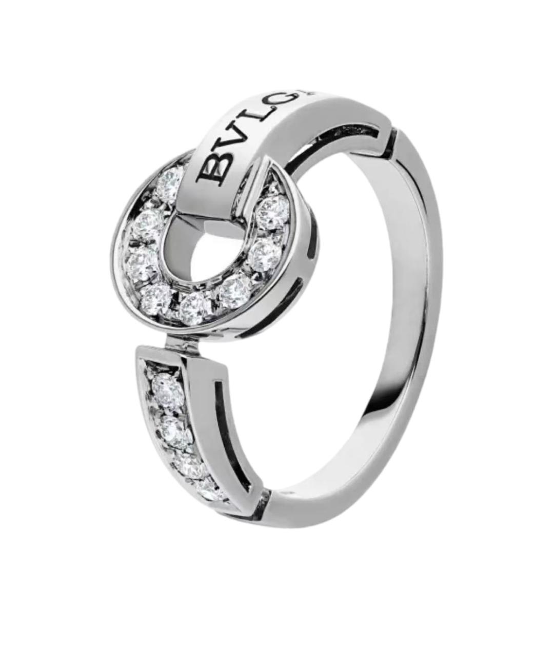 BVLGARI Серебряное кольцо из белого золота, фото 5