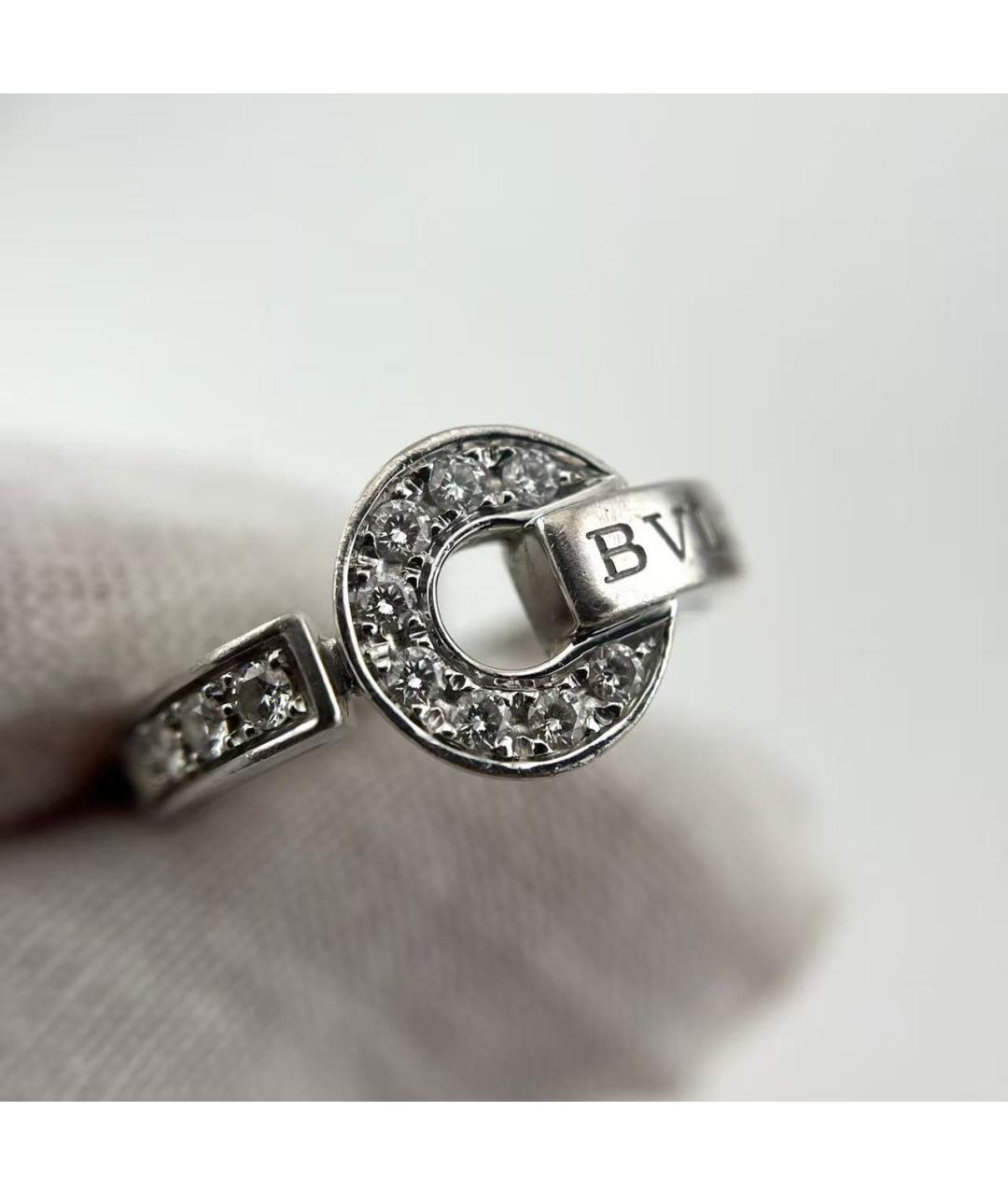 BVLGARI Серебряное кольцо из белого золота, фото 4