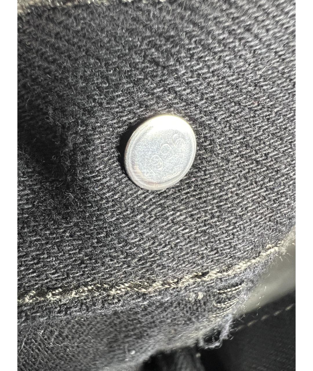 LEVI'S Черные хлопковые прямые джинсы, фото 7