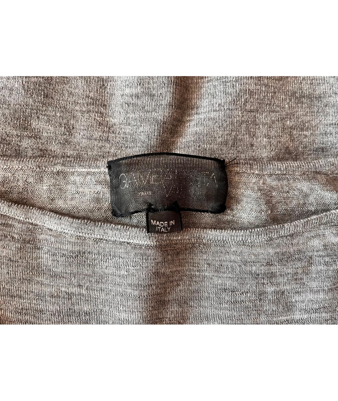 GIAMBATTISTA VALLI Серый шерстяной джемпер / свитер, фото 4