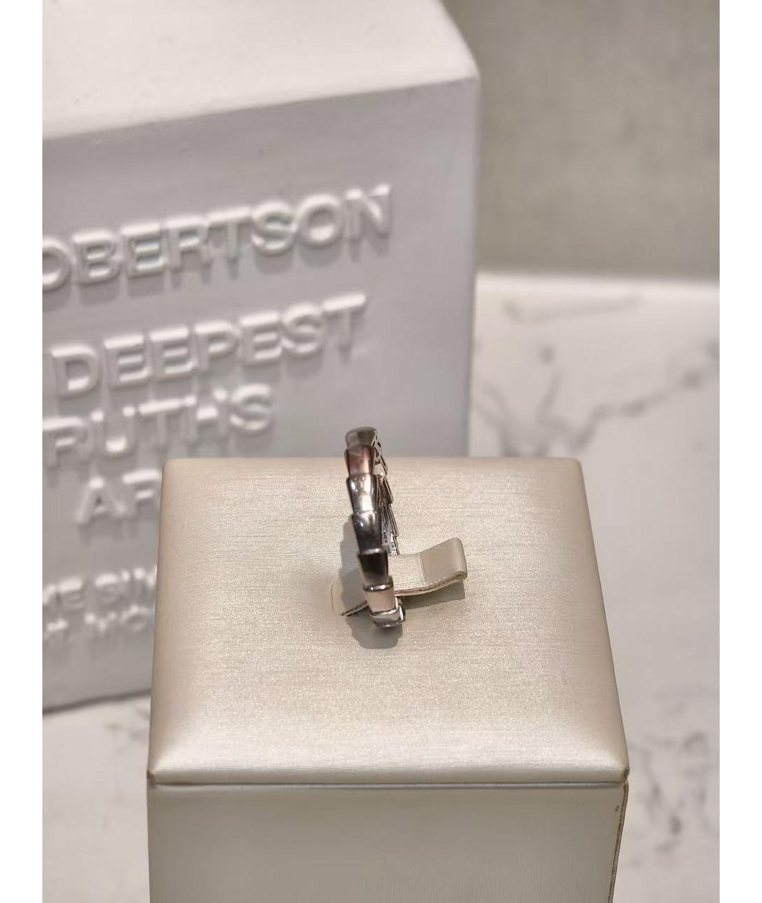 BVLGARI Серебряное кольцо из белого золота, фото 4
