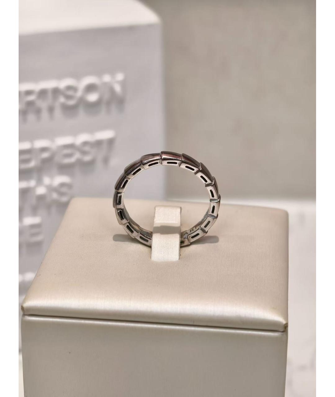 BVLGARI Серебряное кольцо из белого золота, фото 5