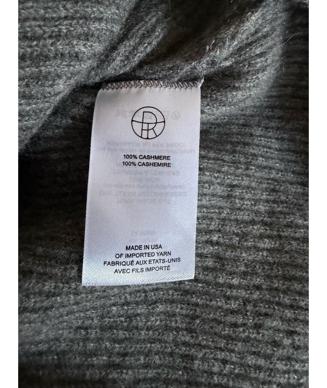 THE ROW Серый кашемировый джемпер / свитер, фото 5