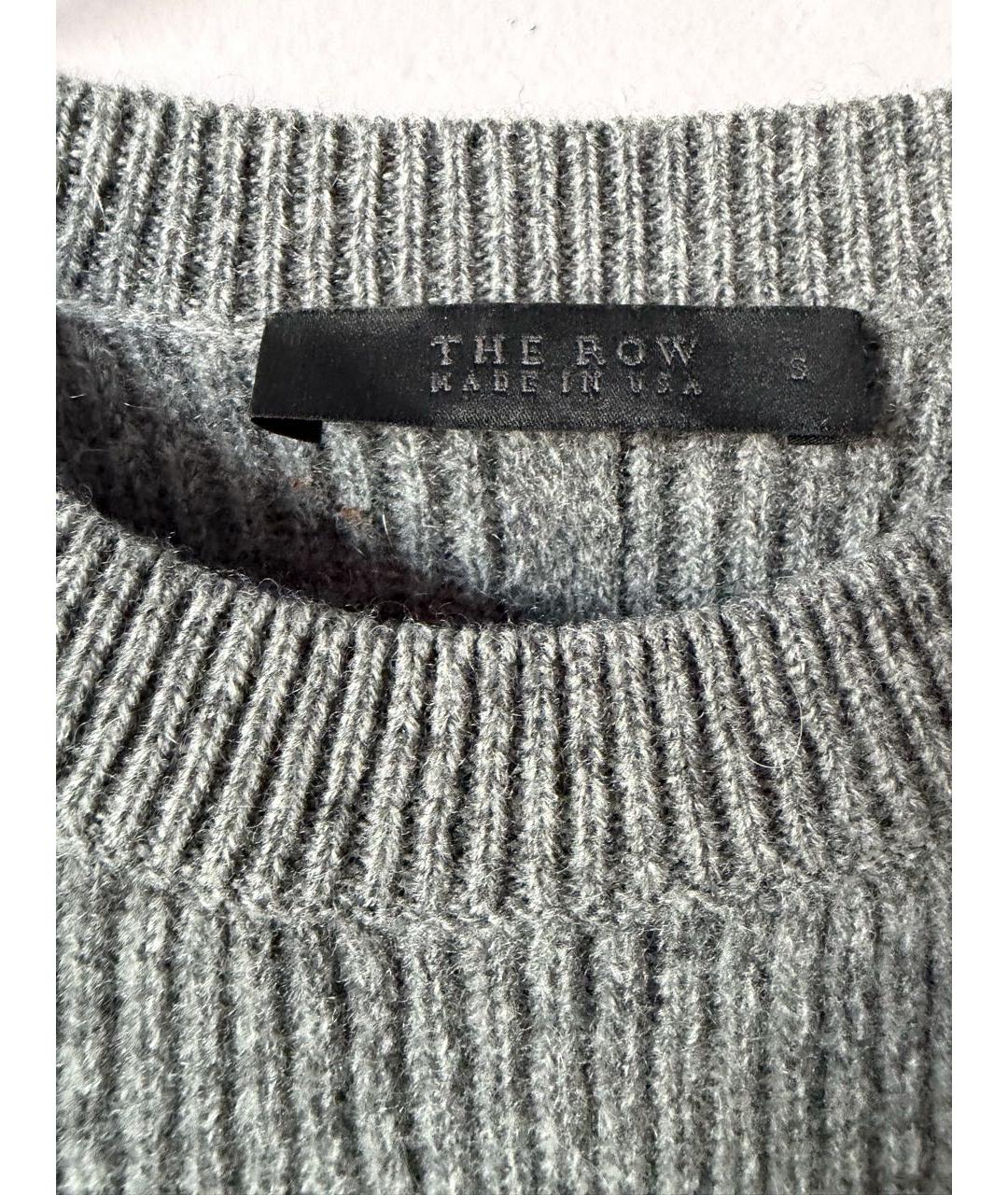 THE ROW Серый кашемировый джемпер / свитер, фото 3