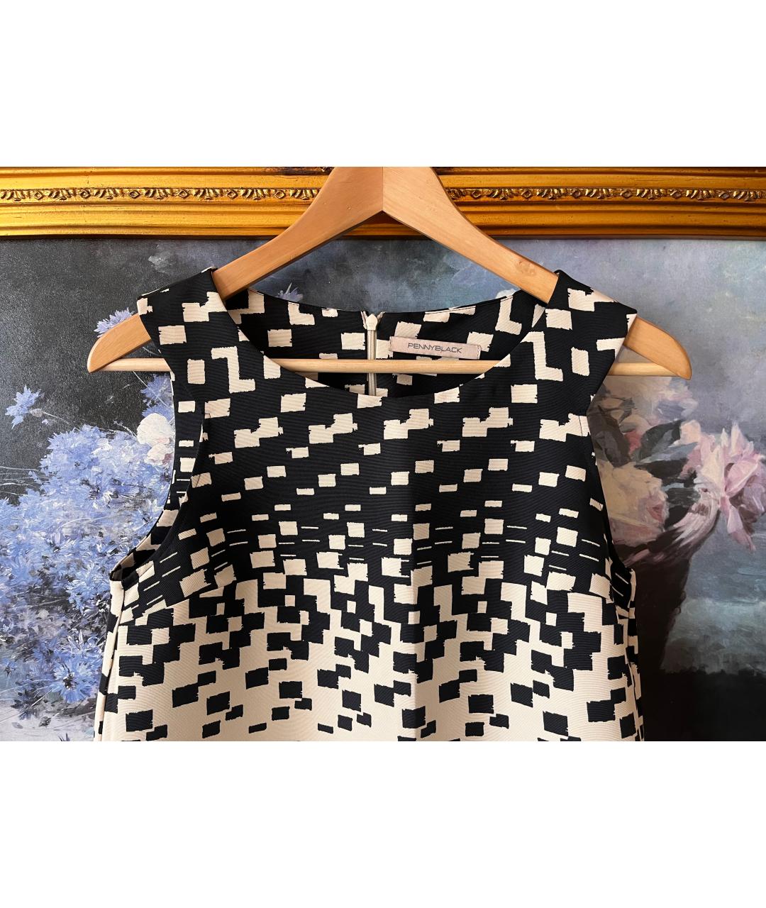 MAX MARA Мульти полиэстеровое повседневное платье, фото 2