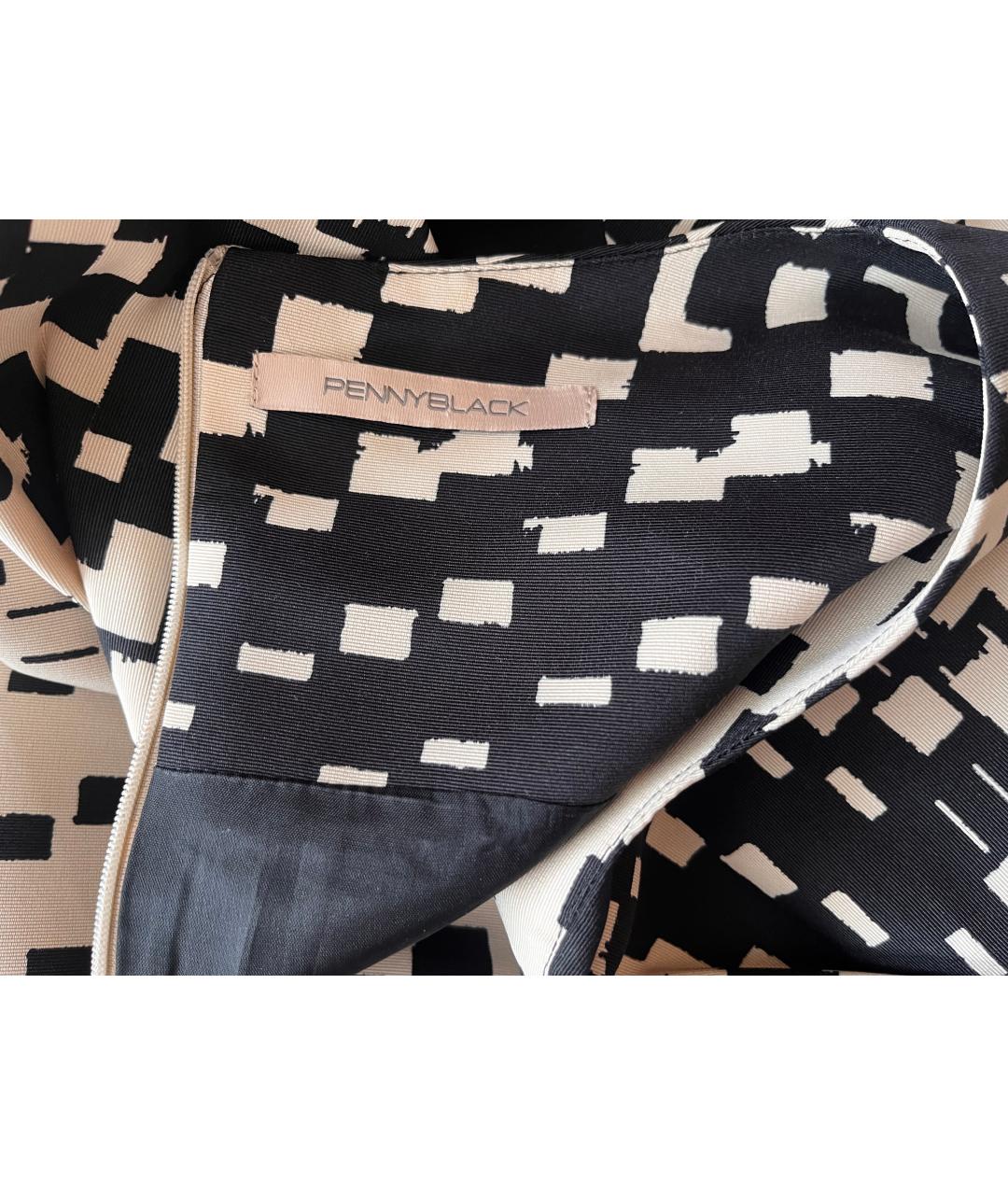 MAX MARA Мульти полиэстеровое повседневное платье, фото 5