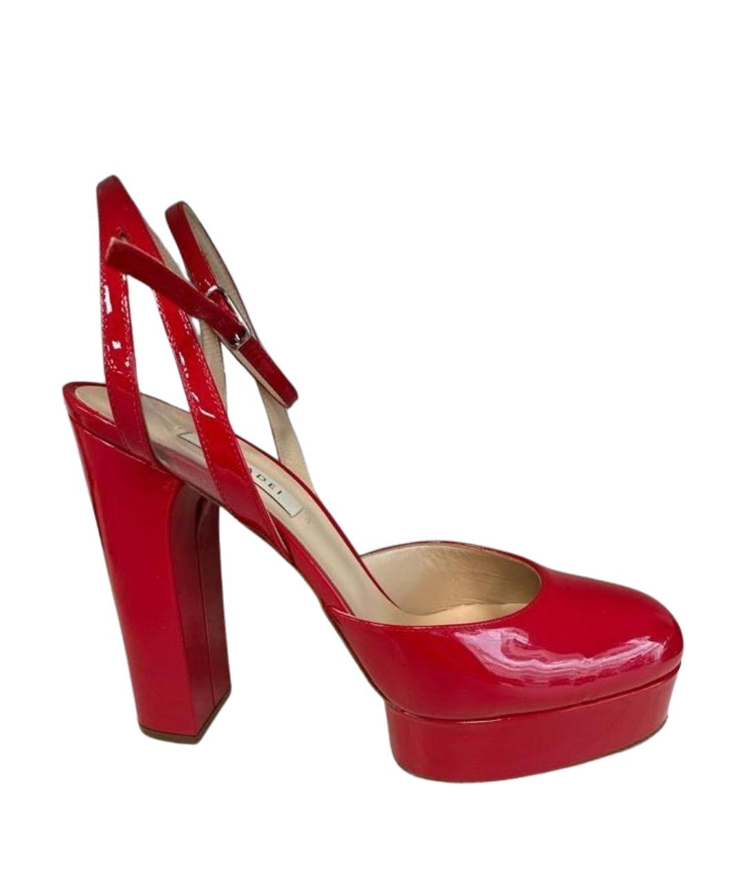 CASADEI Красные туфли из лакированной кожи, фото 1