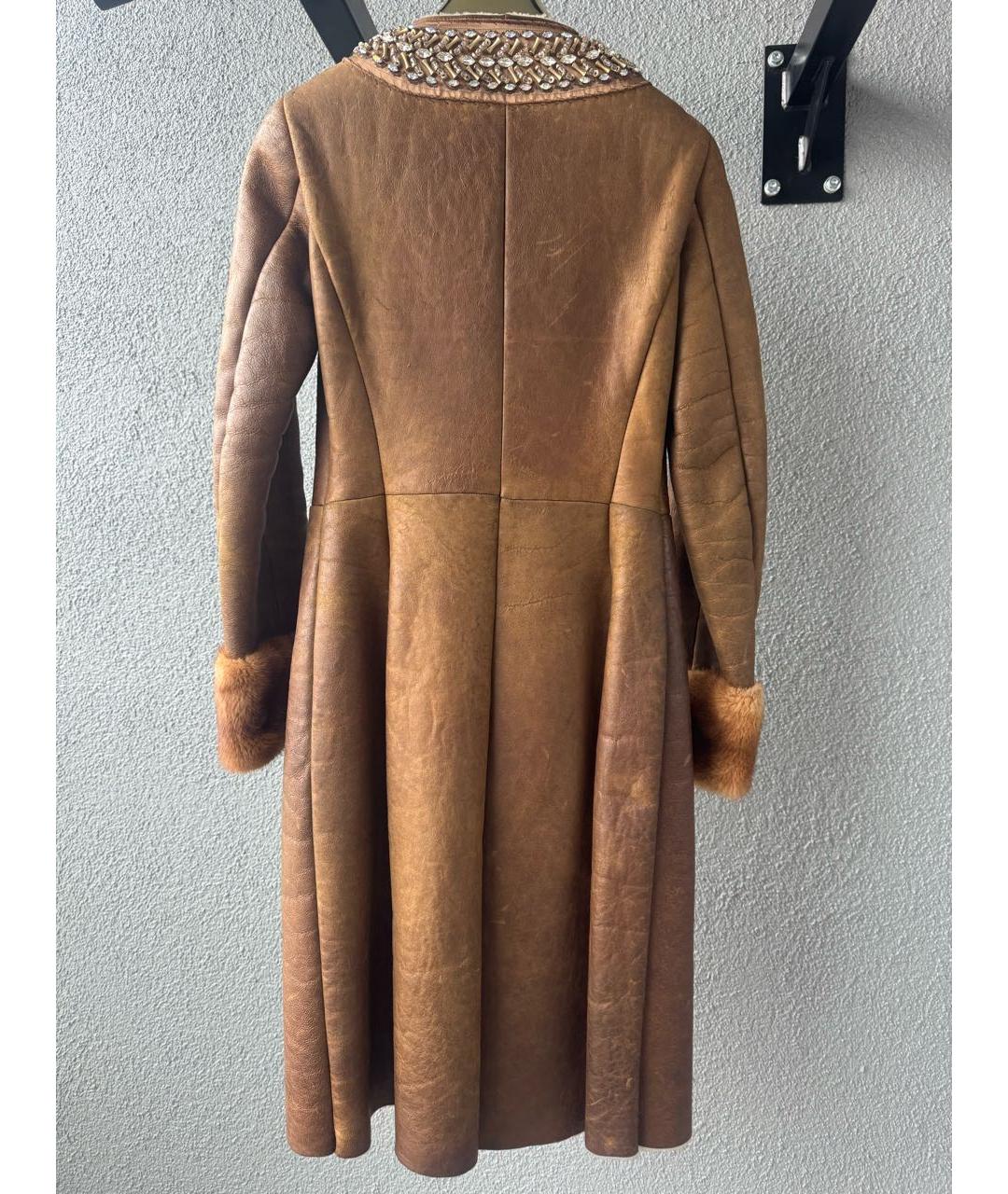 PRADA Бежевая дубленка, фото 2