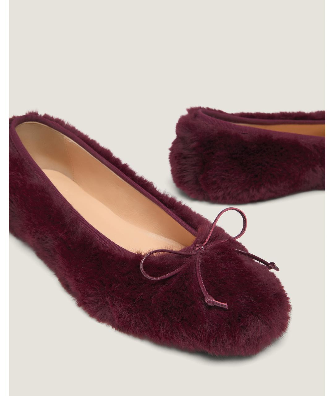 Odissì Бордовые балетки, фото 3