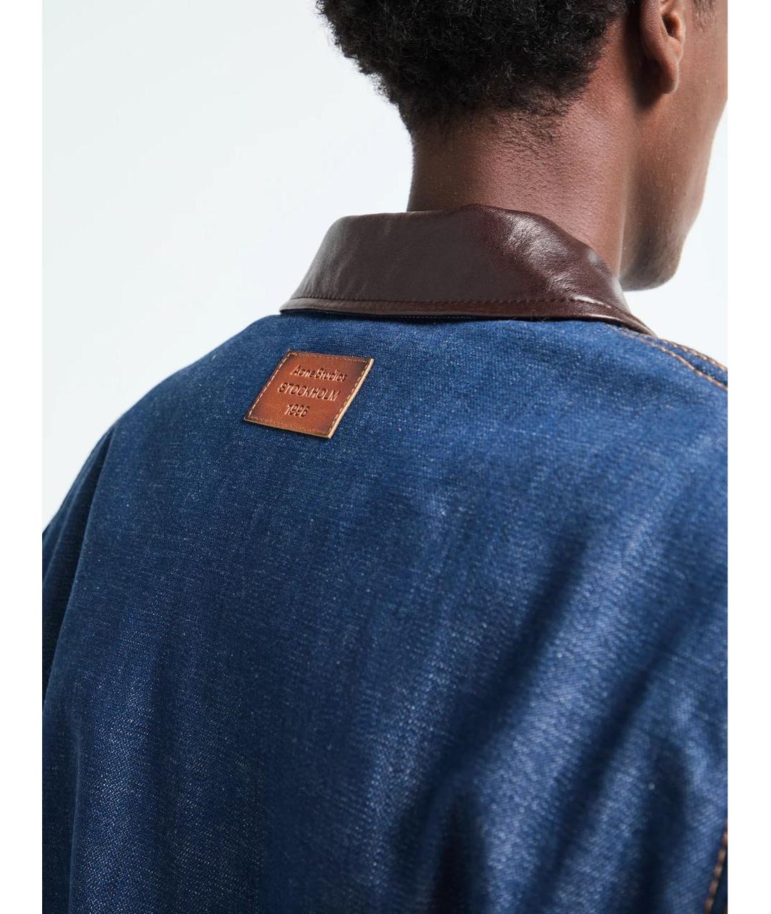 ACNE STUDIOS Синяя деним куртка, фото 3