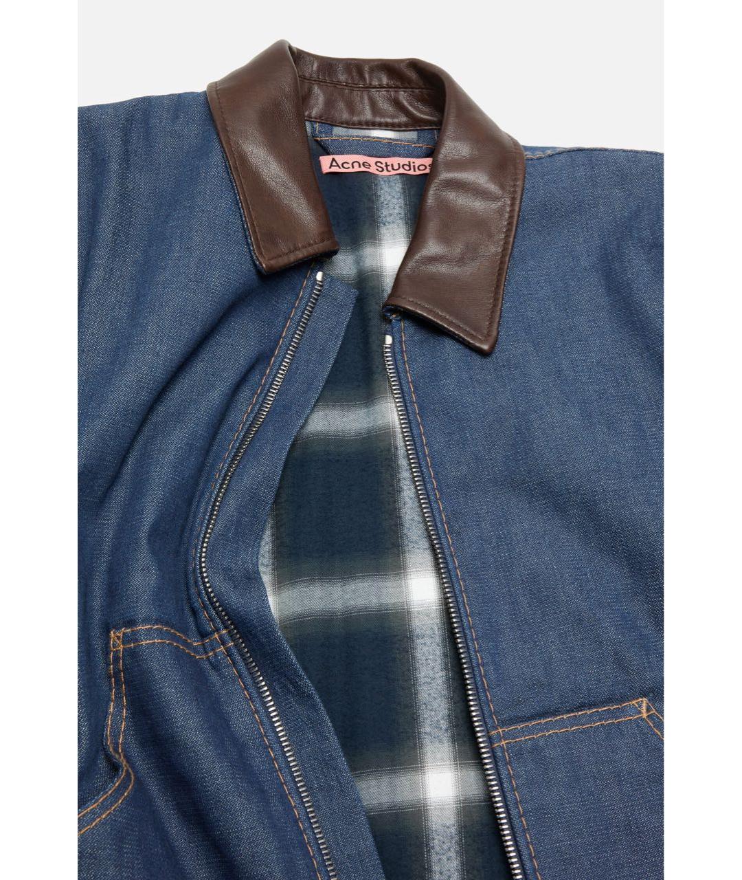 ACNE STUDIOS Синяя деним куртка, фото 4