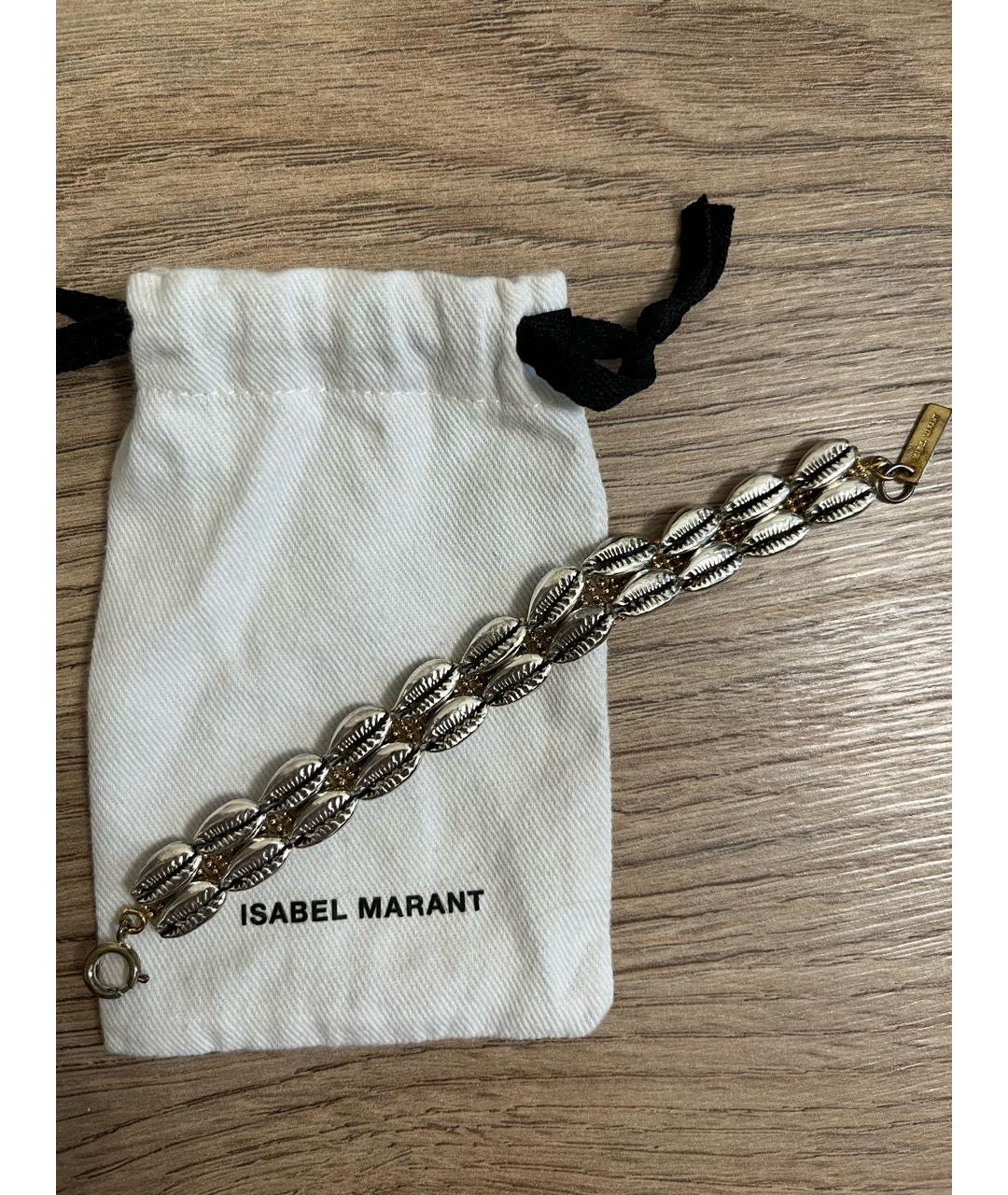 ISABEL MARANT Серебрянный латунный браслет, фото 4