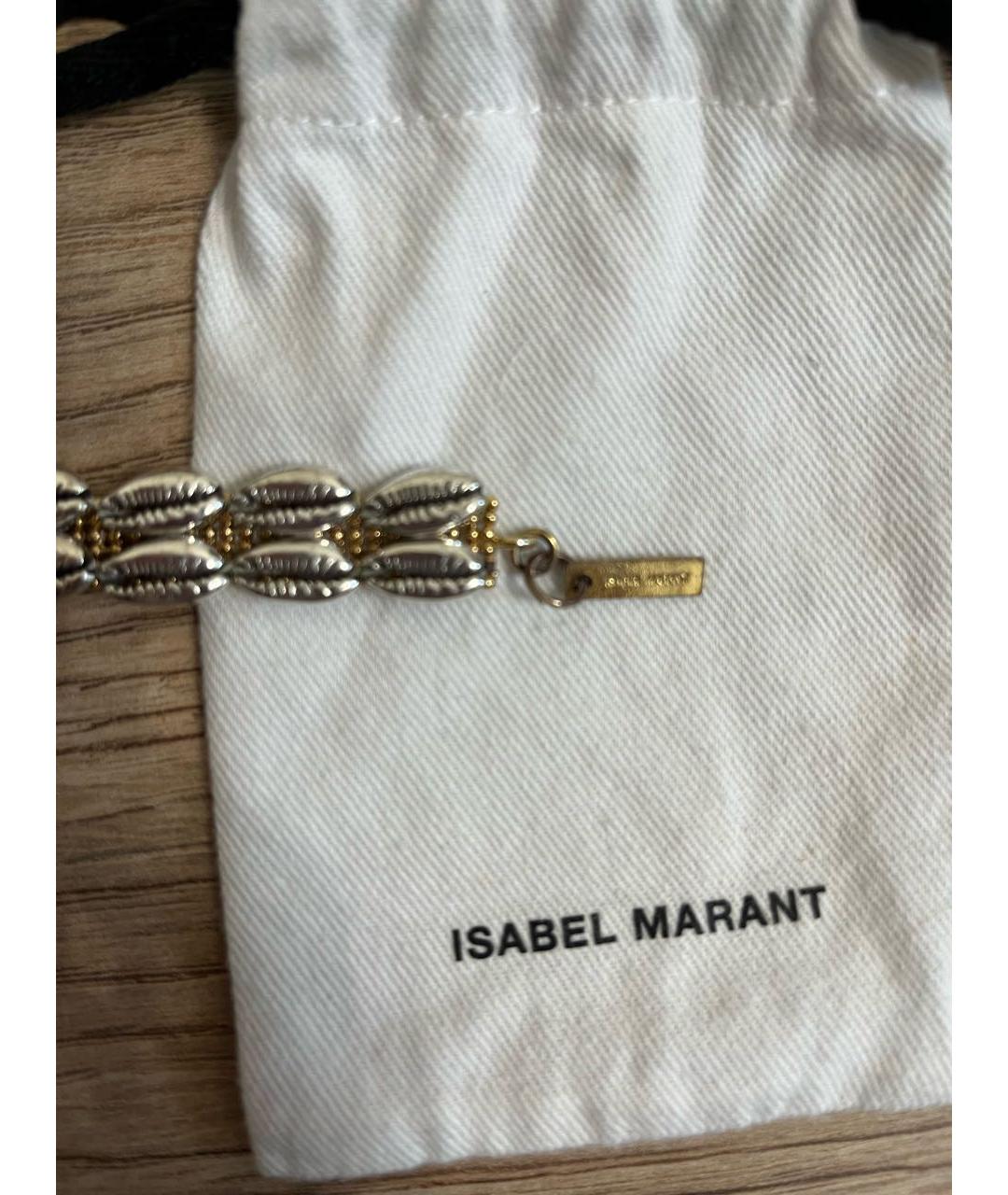 ISABEL MARANT Серебрянный латунный браслет, фото 3