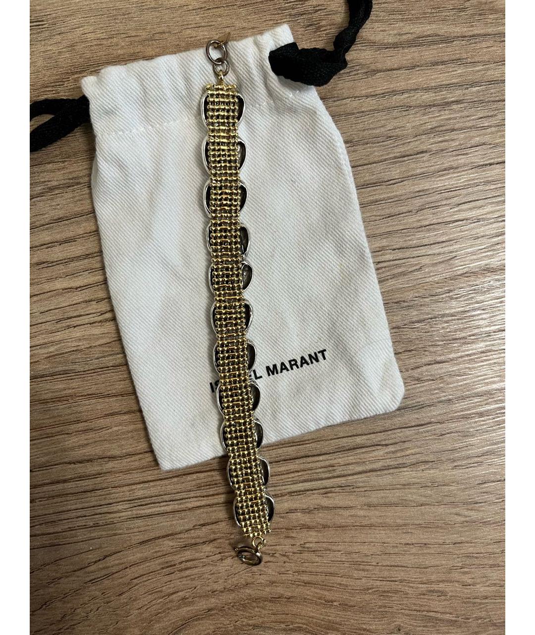 ISABEL MARANT Серебрянный латунный браслет, фото 2