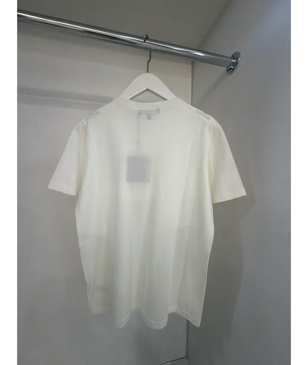 LORO PIANA Белый хлопковый джемпер / свитер, фото 2