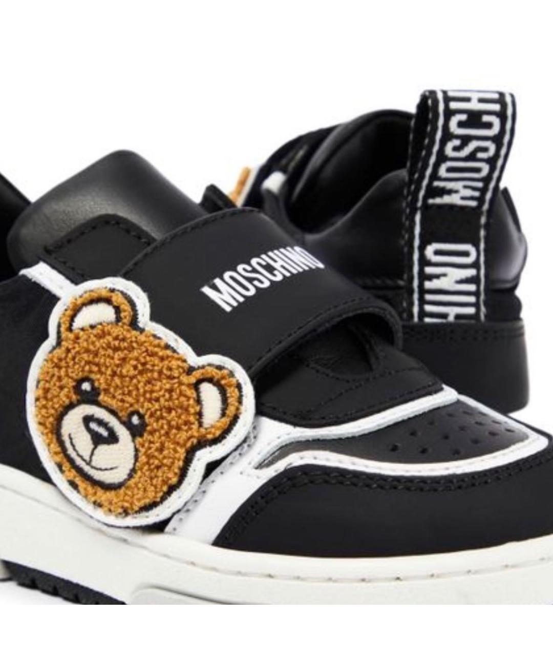 MOSCHINO Кожаные кеды, фото 4