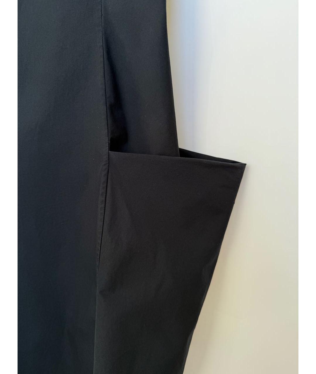 MM6 MAISON MARGIELA Черное хлопковое повседневное платье, фото 4