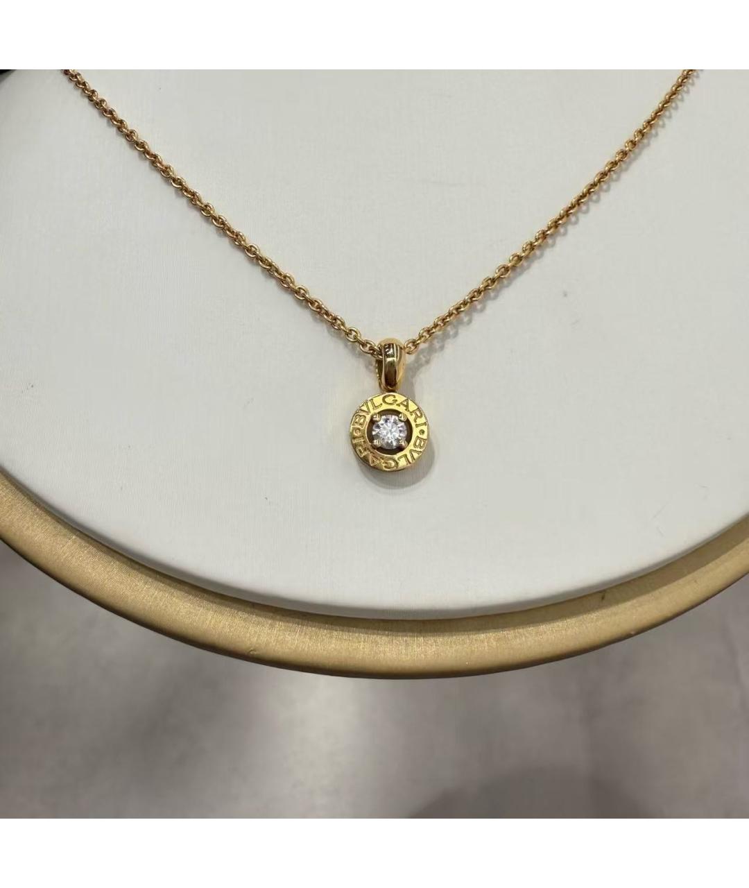 BVLGARI Золотая подвеска из розового золота, фото 5