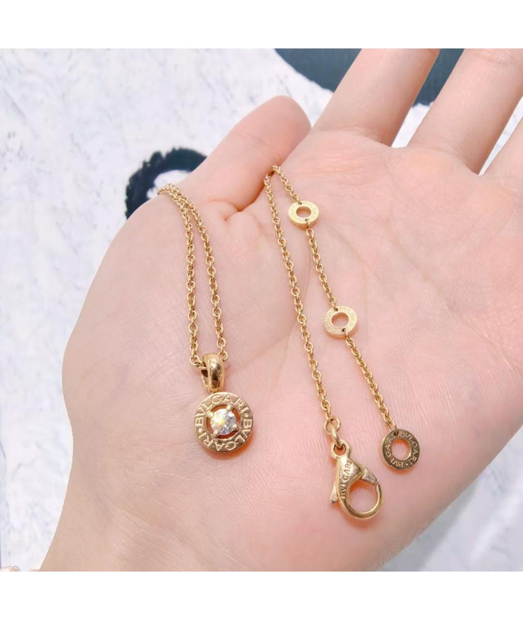 BVLGARI Золотая подвеска из розового золота, фото 7