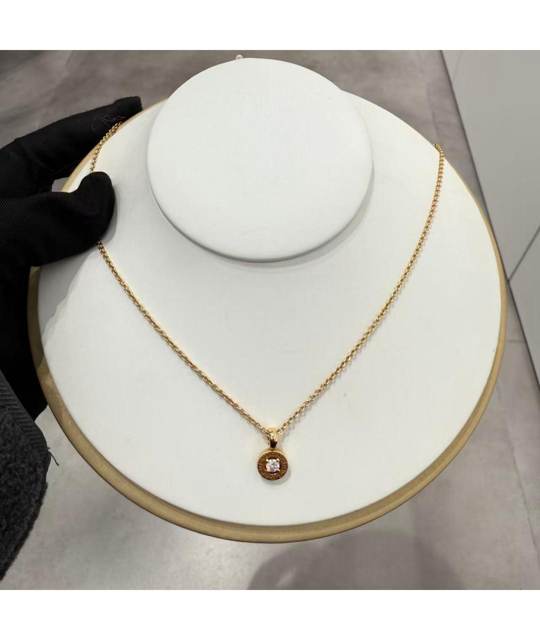 BVLGARI Золотая подвеска из розового золота, фото 2