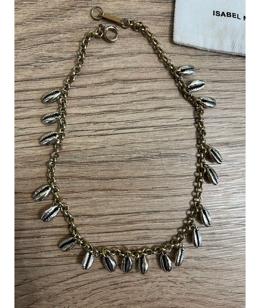 ISABEL MARANT Серебряное латунное колье, фото 3