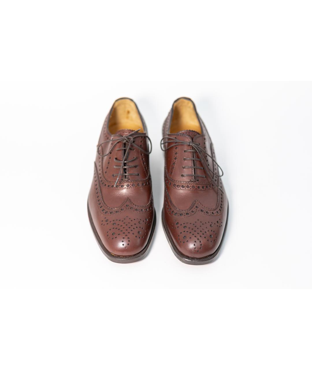 LARDINI Коричневые кожаные туфли, фото 2