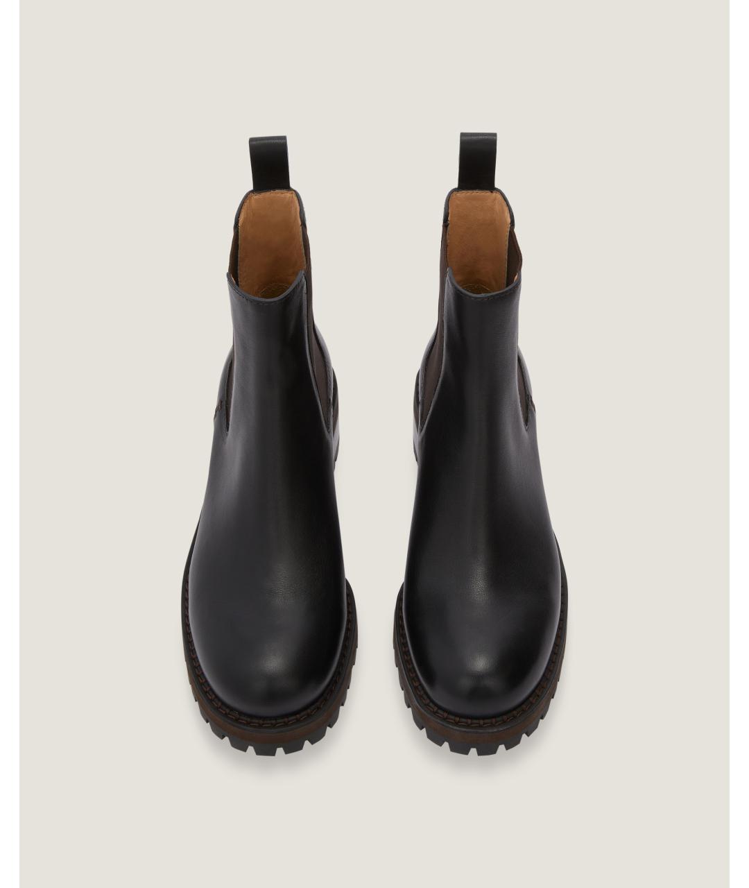 Odissì Черные кожаные ботинки, фото 2